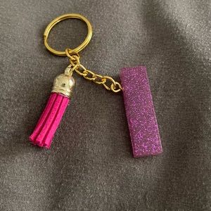 Handmade Letter "I" Keychain